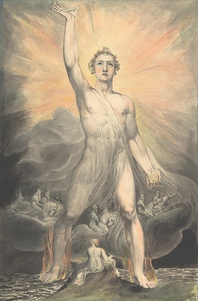 The Angel of Revelation, c.1805 by William Blake